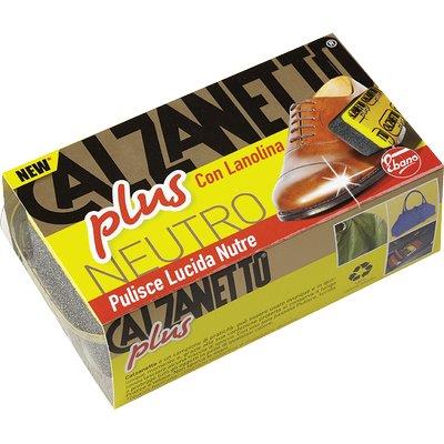 SPUGNA LUCIDA SCARPA PLUS CALZANETTO - NEUTRO- 12 pezzi