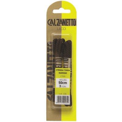 LACCIO SCARPA TONDO CALZANETTO - MARRONE CM 50 CF=PA 2- 6 confezioni
