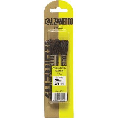 LACCIO SCARPA TONDO CALZANETTO - MARRONE CM 70 CF=PA 2- 6 confezioni