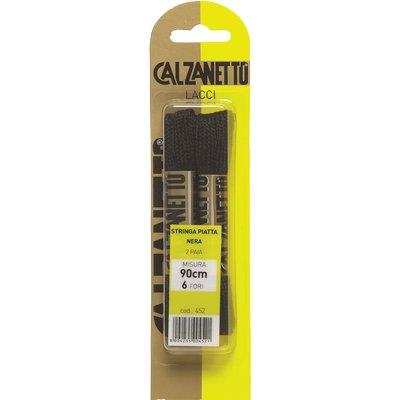 LACCIO SCARPA PIATTO CALZANETTO - NERO CM 90 CF=PA 2- 6 confezioni