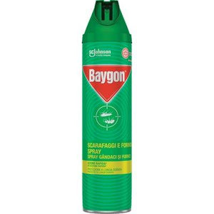 INSETTICIDA SCARAFAGGI E FORMICHE SPRAY BAYGON - ML 400- 12 pezzi