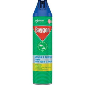 INSETTICIDA MOSCHE E ZANZARE BAYGON - SPRAY ML 400- 12 pezzi
