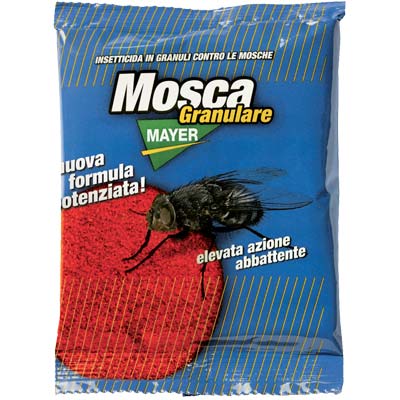 INSETTICIDA MOSCHE MOSCAMAYER MAYERBRAUN - GRANULI GR 100- 25 pezzi