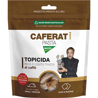 TOPICIDA CAFERAT KING MAYERBRAUN - PASTA AL CAFFE  GR 150- 36 pezzi