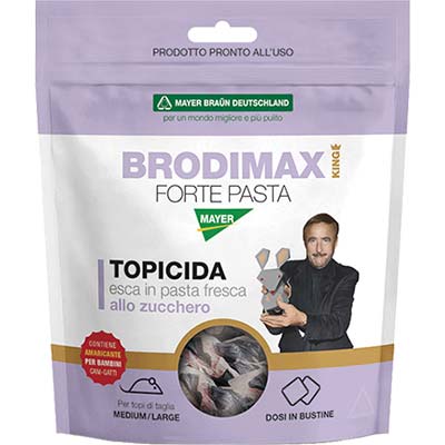TOPICIDA BRODIMAX FORTE MAYERBRAUN - PASTA ALLO ZUCCHERO  GR 150- 36 pezzi