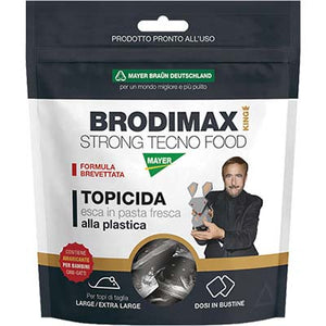 TOPICIDA BRODIMAX TECNO FOOD KING MAYERBRAUN - PASTA ALLA PLASTICA  GR 150- 36 pezzi