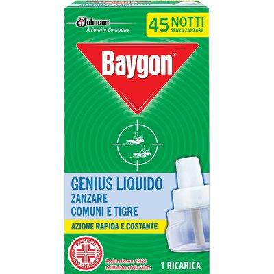 RICARICA LIQUIDA ZANZARE GENIUS BAYGON - DURATA NOTTI 45- 24 pezzi