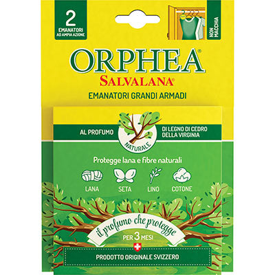 ANTITARME SALVALANA GRANDI ARMADI ORPHEA - LEGNO DI CEDRO CF=PZ 2- 6 confezioni