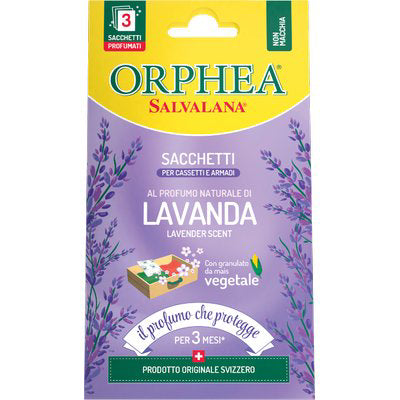 ANTITARME SALVALANA CASSETTI ARMADI ORPHEA - LAVANDA CF=PZ 3- 6 confezioni