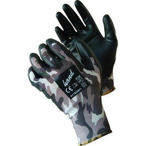 GUANTO POLIURETANO NERO MIMETICO - MAGLIA LEGGERA SINTETICO 10- 12 paia