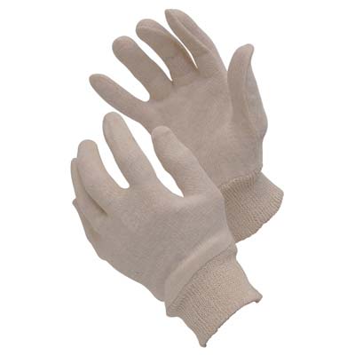 GUANTO SEMPLICE - MAGLIA COTONE ECRU UOMO- 24 paia