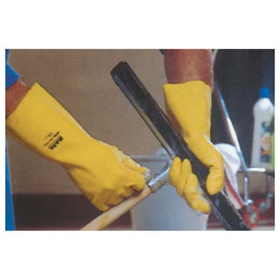 GUANTO FIOCCATO VITAL MAPA - LATTICE GIALLO 10- 10 paia