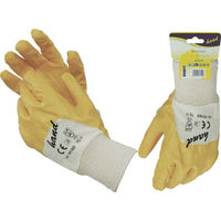 GUANTO NITRILE NBR GIALLO WORKIT - MAGLIA COTONE BIANCO  9- 12 paia