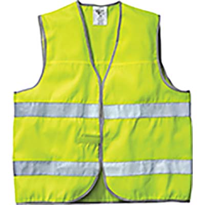 GILET ALTA VISIBILITA GIALLO - TAGLIA UNICA- 5 pezzi