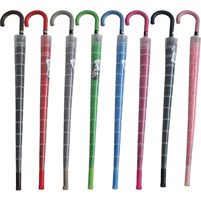 OMBRELLO PIOGGIA SALVAGOCCIA - PL/METALLO 8 STECCHE AUTOMATICO CM 122- 3 pezzi