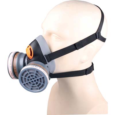 RESPIRATORE A MASCHERA M6400 MARS DELTAPLUS  A2 P2