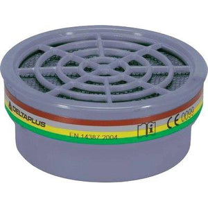 FILTRO X RESPIRATORE A MASCHERA M6400 DELTAPLUS - M6000 A B E K1 CF=PZ 2- 1 confezioni