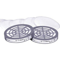 FILTRO X RESPIRATORE A MASCHERA M6400 DELTAPLUS - M6000 PRE P2 CF=PZ 6 + 2 ADATTATORI- 1 confezioni