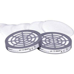 FILTRO X RESPIRATORE A MASCHERA M6400 DELTAPLUS - M6000 PRE P2 CF=PZ 6 + 2 ADATTATORI- 1 confezioni