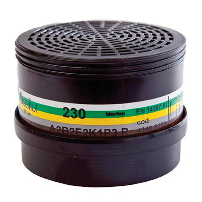 FILTRO X RESPIRATORE A MASCHERA POLIMASK 230 SEKUR  A1 B1 E1 K1 P3