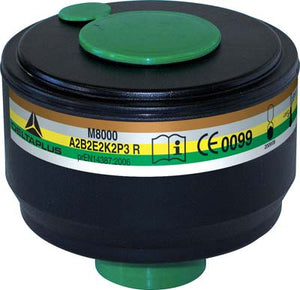 FILTRO X RESPIRATORE A MASCHERA SELECTA SEKUR  A2 B2 E2 K2 P3 R D BIOSTOP