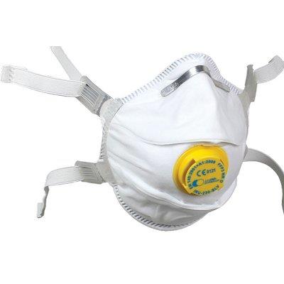 MASCHERINA MONOUSO FFP3 NR D + VALVOLA IRUDEK - BIANCA CF=PZ 5- 1 confezioni