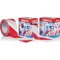 NASTRO SEGNALETICO BIANCO/ROSSO - H.MM 70 ML 200- 6 pezzi