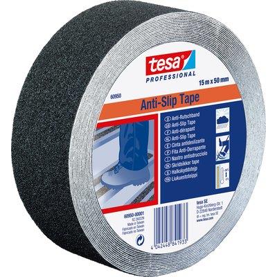 NASTRO ANTISDRUCCIOLO ADESIVO 60950 TESA  NERO H.MM 25 MT 15