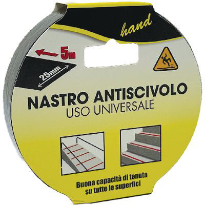 NASTRO ANTISDRUCCIOLO ADESIVO - H.MM 25 MT  5- 6 pezzi