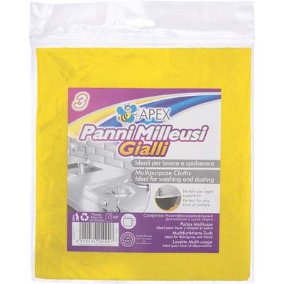 PANNO MULTIUSO APEX - CM 40X38 CF=PZ 3- 20 confezioni