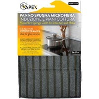 PANNO SPUGNA MICROFIBRA PIANI COTTURA APEX - CM 24X17- 12 pezzi