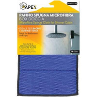 PANNO SPUGNA MICROFIBRA BOX DOCCIA APEX - CM 24X17- 12 pezzi
