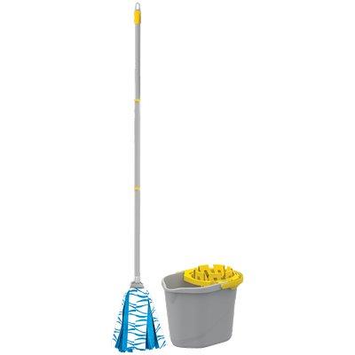 SECCHIO MOP LAVA PAVIMENTO IN SET APEX  PP LT 12 + MOP + MANICO CM 120