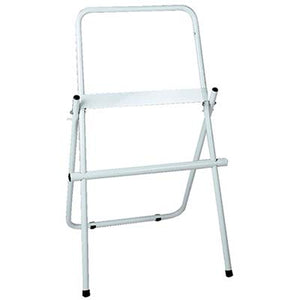 PORTA ROTOLO CARTA ASCIUGAMANI A PAVIMENTO  ACCIAIO VERN BIANCO CM 46 H.CM 96