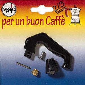 MANICO + POMOLO + VALVOLA MOKA - TAZZE 2/3- 12 confezioni