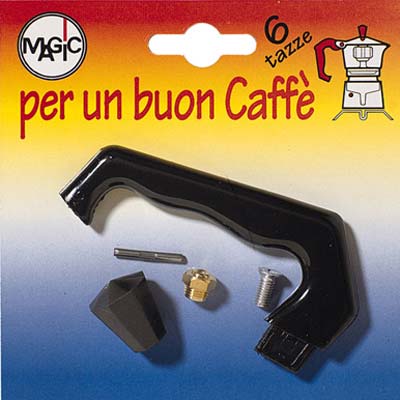 MANICO + POMOLO + VALVOLA MOKA - TAZZE 6- 12 confezioni