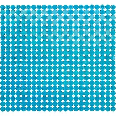 TAPPETO DOCCIA ANTISCIVOLO - RONDÒ COLORATA+VENTOSE CM 52X52- 2 pezzi