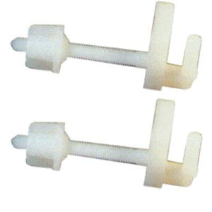CERNIERE SEDILE WC NYLON - BIANCO CF=PZ 2- 25 confezioni