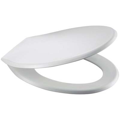 SEDILE WC S12 CARRARA E MATTA  TERMOPLASTICA BIANCO CM 37X44 coprivaso copriwater