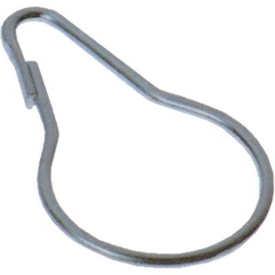 ANELLO ACCIAIO X TENDA DOCCIA - ZINCOCROMATO X TUBO MM 25 CF=PZ 200- 1 confezioni