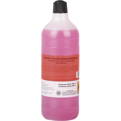 ALCOOL ETILICO DENATURATO 94  ° - LT 5- 4 pezzi