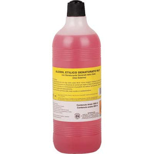 ALCOOL ETILICO DENATURATO 999  ° - LT 1- 12 pezzi