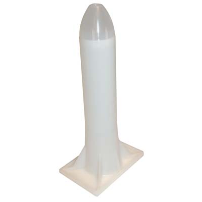 TUBO OGIVA X INSACCATI  PPL BIANCO MM 125