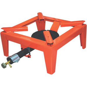 FORNELLONE QUADRO PESANTE BRUCIATORE GHISA - TUBOLARE PIATTO VERN CM 40X40- 2 pezzi