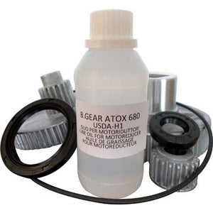 KIT RICAMBIO MOTORIDUTTORE 1004 REBER  OLIO + PARAOLIO INT/EST + GUARN + SERIE INGRANAGGI