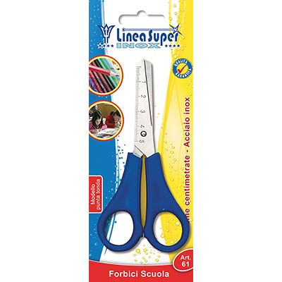 FORBICE SCUOLA SUPER DE LUCA  ACCIAIO INOX CM 12,55