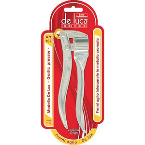 PREMI AGLIO DE LUX SUPER DE LUCA - METALLO CROMATO- 3 pezzi