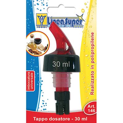 TAPPO DOSATORE OLIO SUPER DE LUCA - PP DOSE ML 30- 6 pezzi