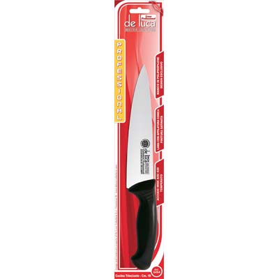 COLTELLO CUCINA PROFESSIONAL DE LUCA - MANICO PLT/INOX CM 18- 2 pezzi