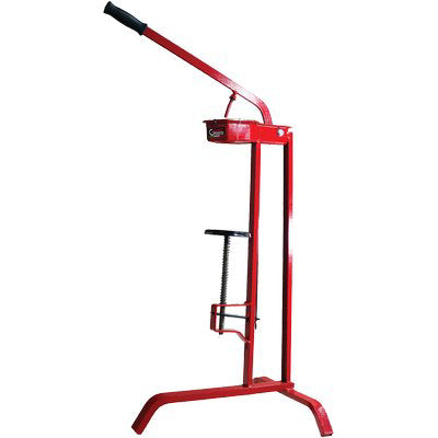 TAPPATRICE TRIPODE A LEVA  GANASCE OTTONE